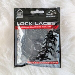 Lock Laces No-Tie Elastic Shoelaces Black OSFA Mens - Unisex